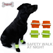wholesale soft reflecting nylon pet wristband safety dog wristband